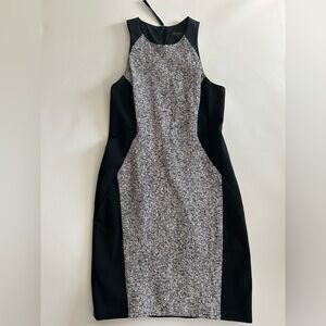 Rag & Bone Black and Gray Midi Dress (A0026)